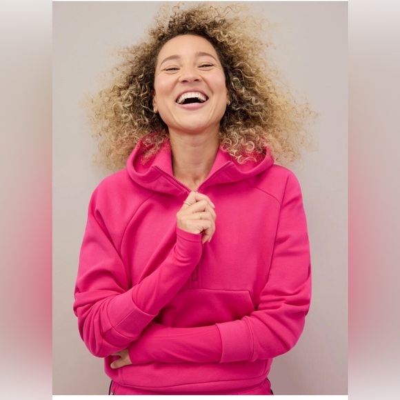 NWT Athleta 2X Easy Fleece 1/2 Zip Hoodie - Picture 6 of 12